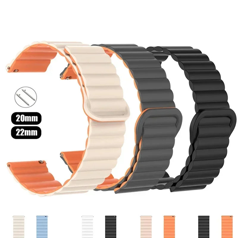 Magnetic Loop Band for Amazfit GTS & GTR Series | 20mm/22mm Metal Bracelet