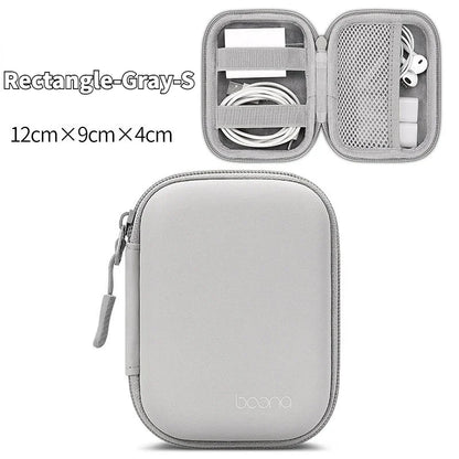 Mini Hard Shell Storage Case for Earphones, Chargers & USB Drives