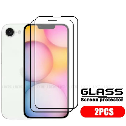 4-Pack Full Cover Tempered Glass Screen Protector for iPhone 16e – 9H HD