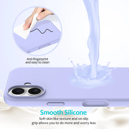 Liquid Silicone Shockproof Case with Camera Bumper for iPhone 13 12 Pro Max