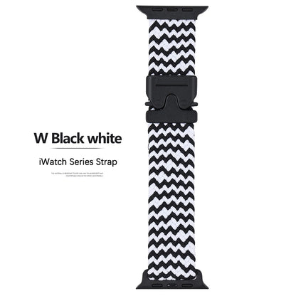 Nylon Parachute Strap for Apple Watch 41–49mm iWatch Ultra/Series 6–11 SE3
