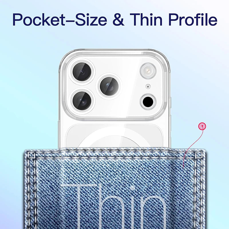 MagSafe Magnetic Wireless Charging Case for iPhone 17 Pro/Pro Max