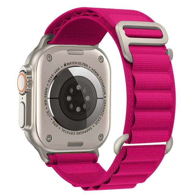 Alpine Loop Nylon Strap for Apple Watch Ultra 2 & Series 10-4, 40-49mm Adjustable Band