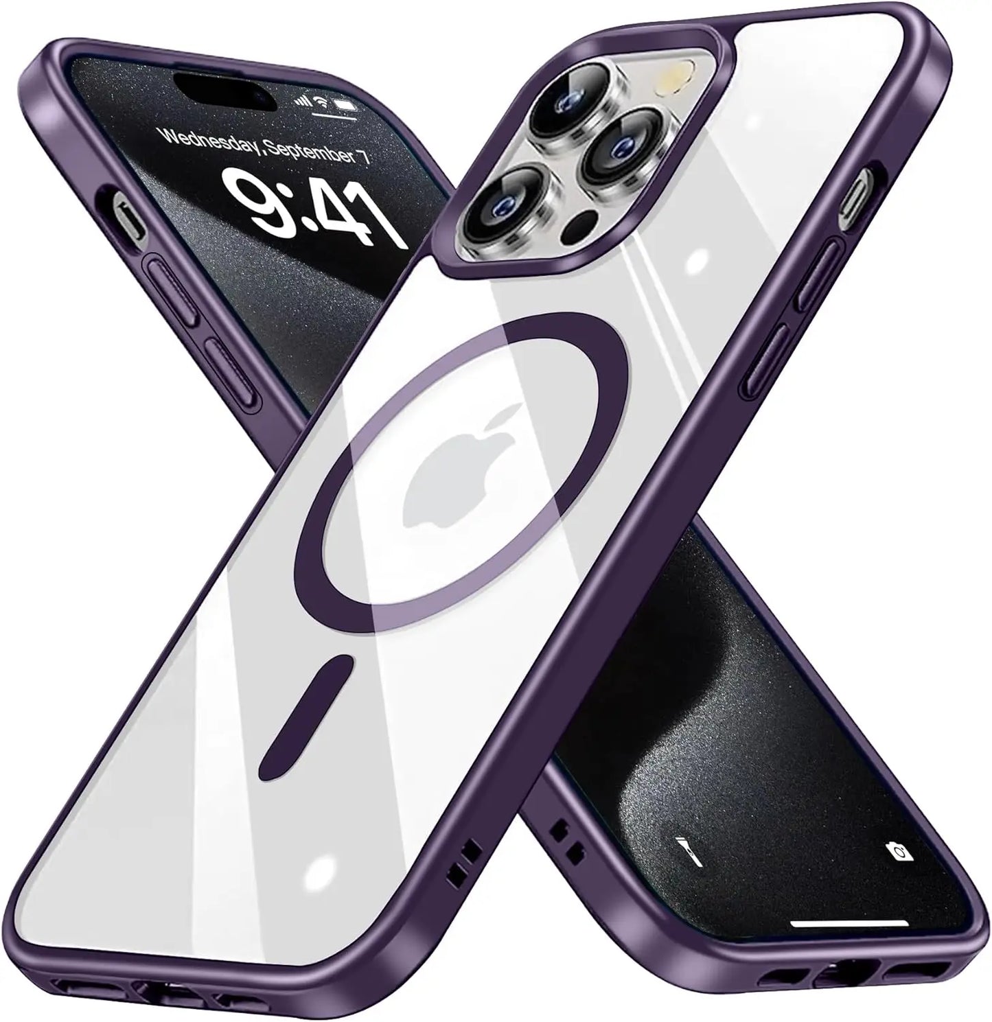 Anti-Yellowing MagSafe Case for iPhone 15 14 13 12 11 SE & More