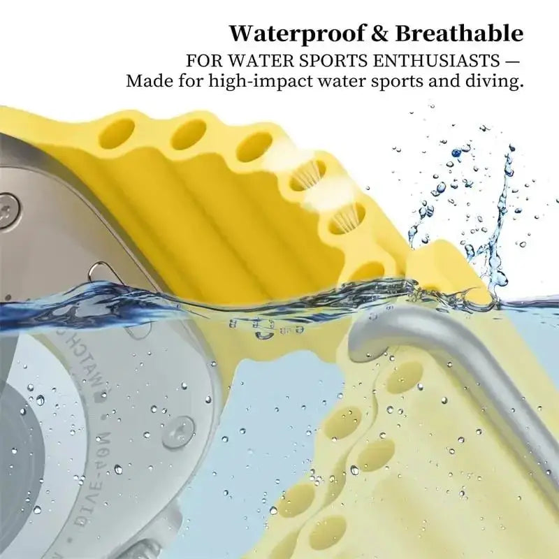 Ocean Band for Apple Watch Ultra 3/2 & Series 11–5 SE Sport Strap