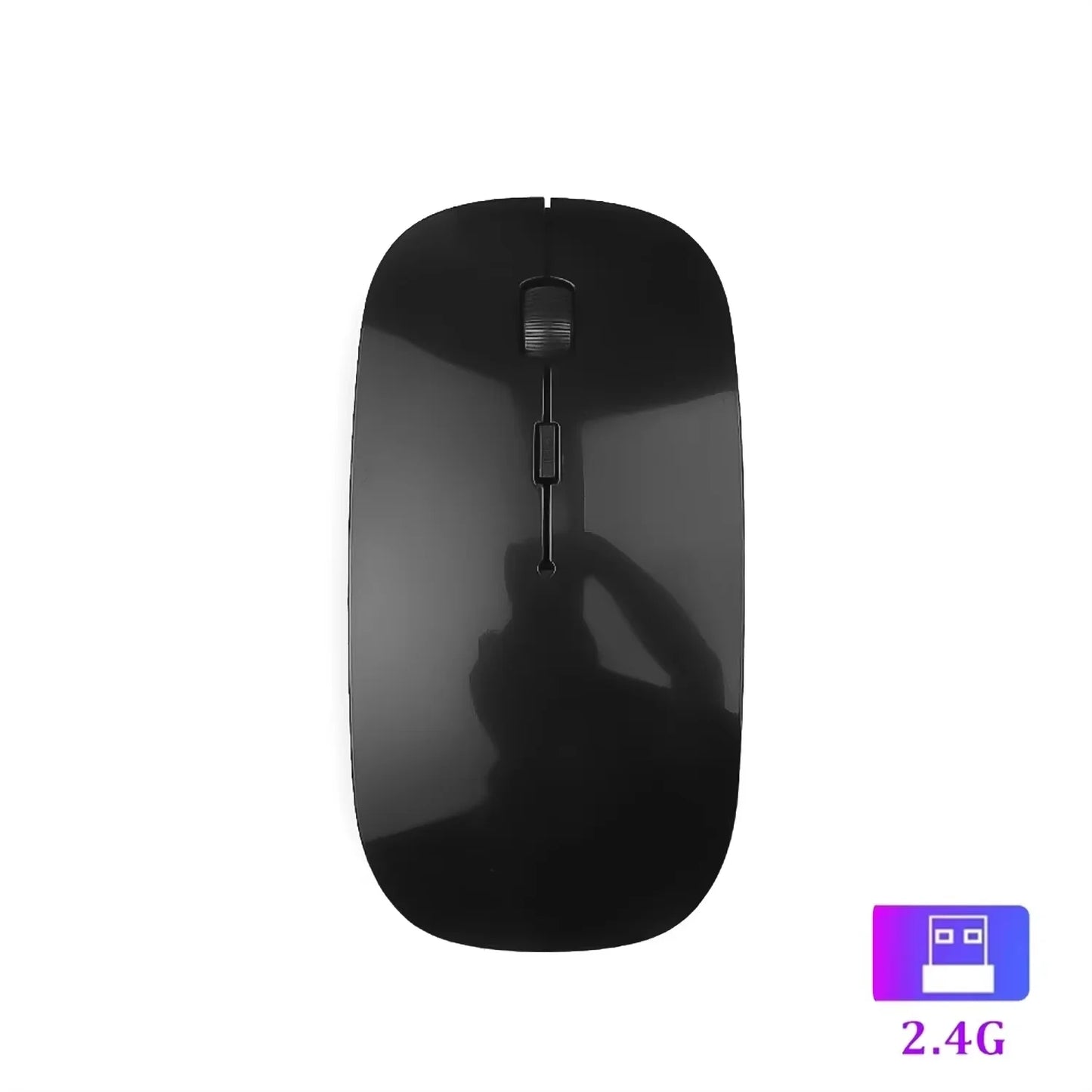 Bluetooth 5.2 + 2.4G Dual-Mode Wireless Mouse Silent Rechargeable 1600DPI