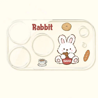 Cute Cartoon Animal Lens Cover for iPhone 17 Pro & 17 Pro Max