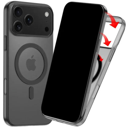 Ultra-Thin Magnetic Matte Case – Translucent MagSafe Cover for iPhone 12–17