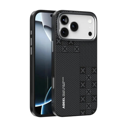 Business Carbon Fiber Slim Case for iPhone 17 Air 16E 15 14 Plus Pro Max Cover