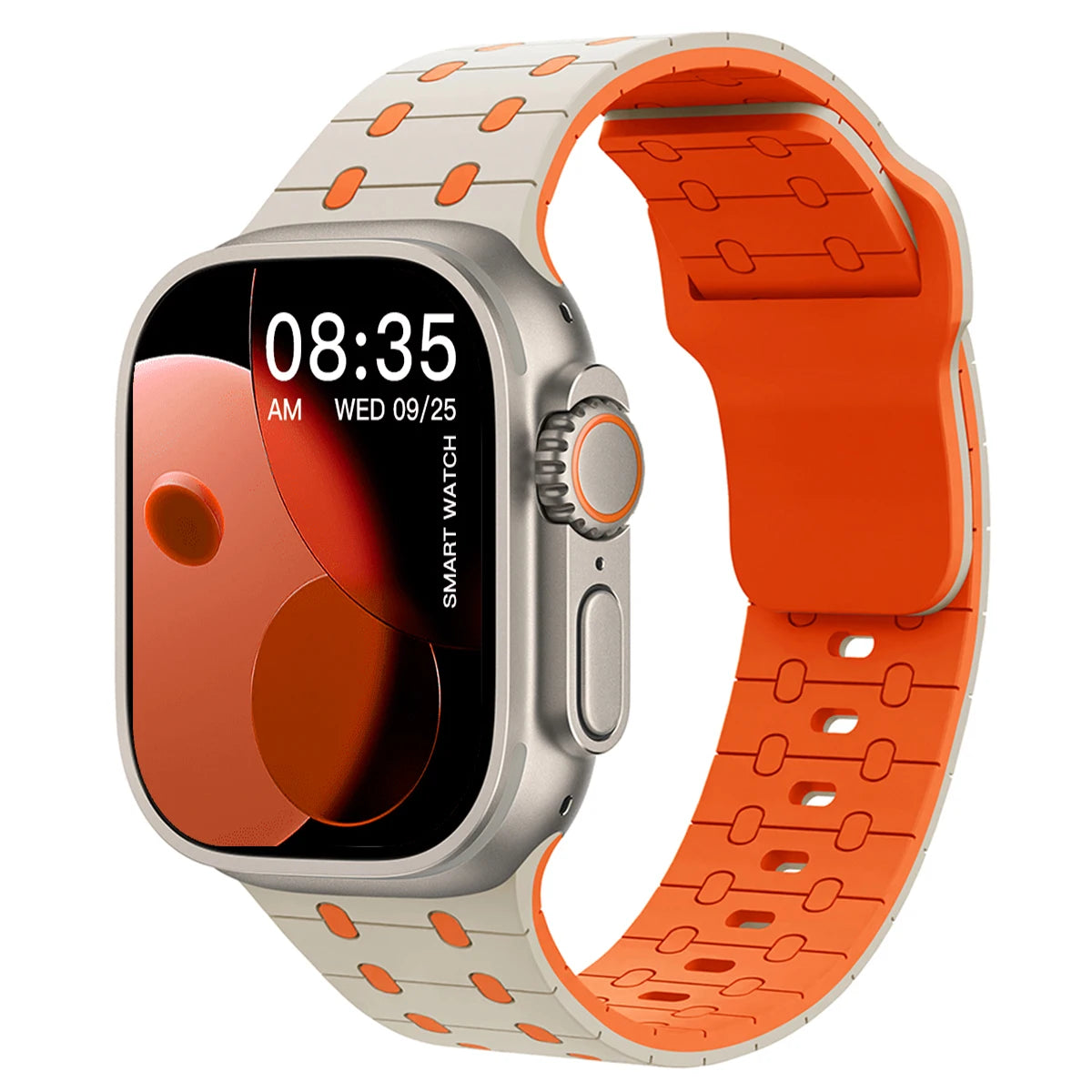 Sport Silicone Bracelet for Apple Watch Series 3–10 SE Ultra 38–49mm