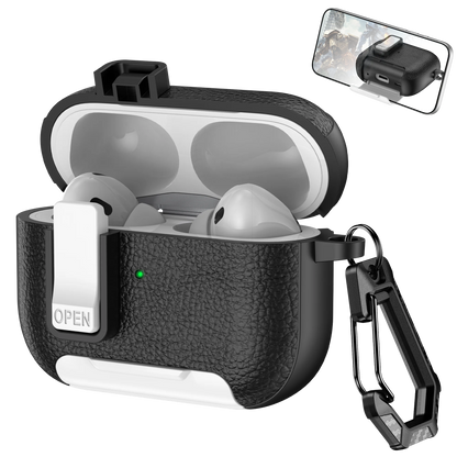 Phone Holder Cortex Case for AirPods Pro 3 2 1 4 Bluetooth Earphone Cover