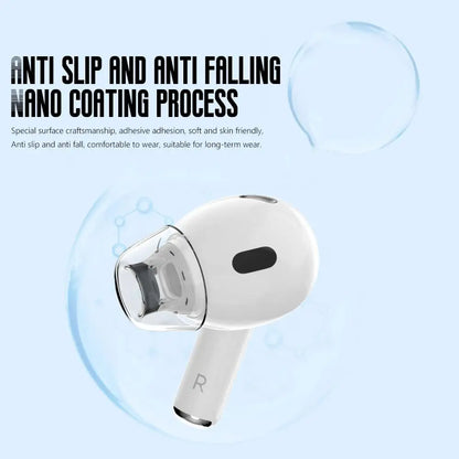 Anti-Slip Silicone Ear Tips for AirPods 4 – Noise Cancelling Eartips