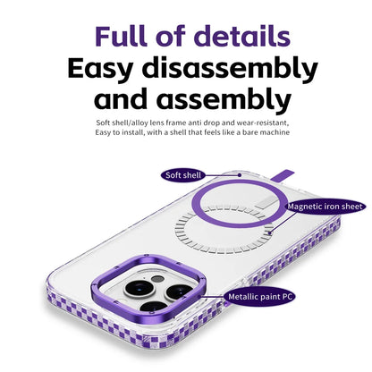 Transparent MagSafe Case for iPhone 11 12 13 Pro Max – Hybrid Armor Cover