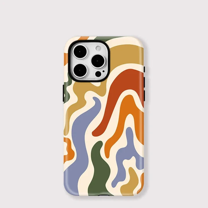 MagSafe Matte Stripe Case for iPhone 16–11 Pro Max Magnetic Charging