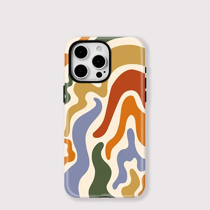 MagSafe Matte Stripe Case for iPhone 16–11 Pro Max Magnetic Charging