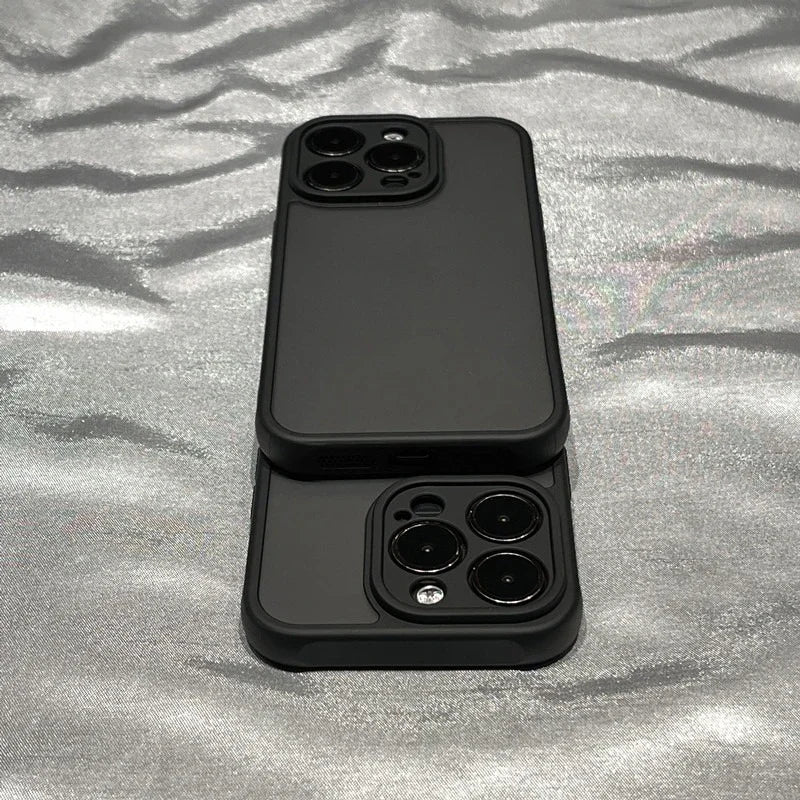 Matte Transparent Case for iPhone 16 15 14 13 12 11 Pro Max Plus