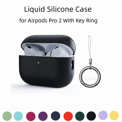 Liquid Silicone Case for AirPods Pro 2 (2022) – Soft Protective Cover