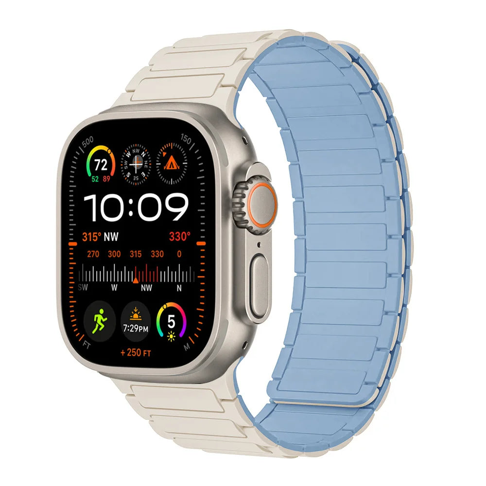 Sports Silicone Magnetic Band – Apple Watch Ultra 2 & Series 5-10 (38-49mm)