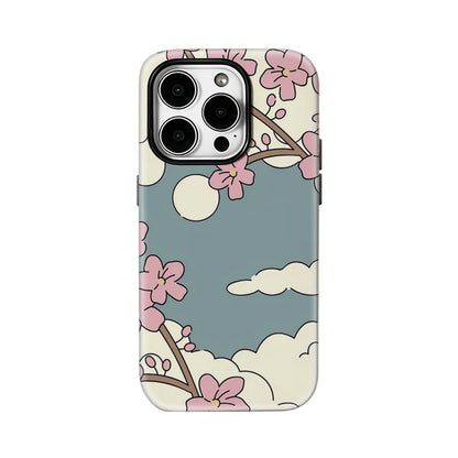 Cherry Blossom Sky Case for iPhone 17 16 15 14 13 12 Pro Max Plus