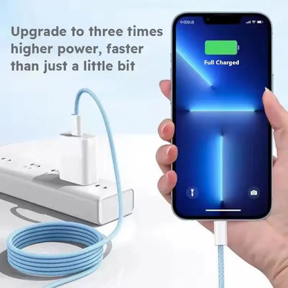 USB-C PD Fast Charging Cable for iPhone 14 13 12 11 X 8 Plus 1m 2m