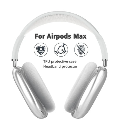 Transparent TPU Case for AirPods Max | Soft Anti-Scratch Protective Cover