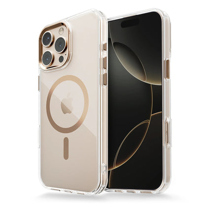 Magnetic Clear Shockproof Case for iPhone 16 15 Pro Max