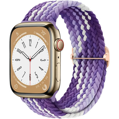 Braided Solo Loop for Apple Watch Ultra & Series 10–7 SE Elastic Band
