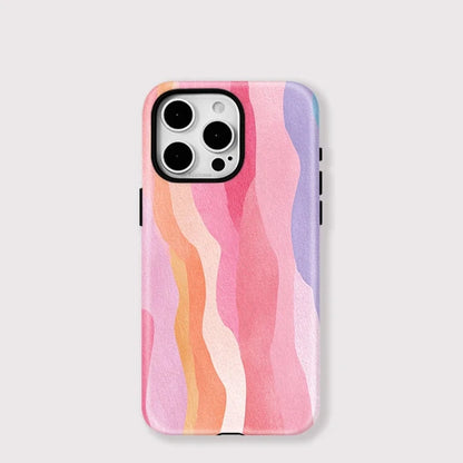 Soft Silicone MagSafe Case for iPhone 16–11 Pro Max Art Painting Cover