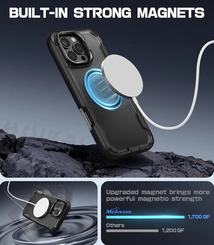 MagSafe Full Body Shockproof Case with Camera Protection for iPhone 12–14 Pro Max