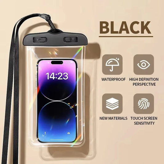 Waterproof Phone Pouch for Diving, Swimming, Beach & Water Sports