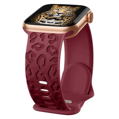 Engraved Silicone Strap for Apple Watch Ultra & Series 9–3 | 49–40mm Band