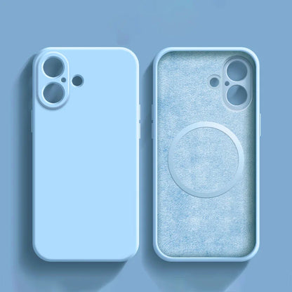 Magnetic Silicone Protective Case for iPhone 15 Pro Max / 14 Plus