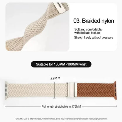 Braided Strap for Apple Watch Ultra 49mm Series 11 10 9 8 7 6 5 SE Band