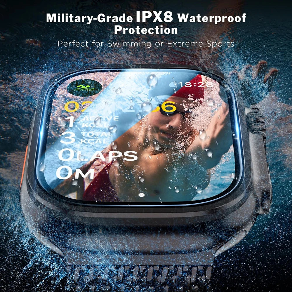 Tempered Glass for Apple Watch Ultra 1/2/3 49mm with Alignment Tool Protector