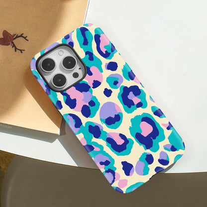 Leopard Print Magnetic Case for iPhone 17 Series | 2-in-1 Acrylic TPU Cover