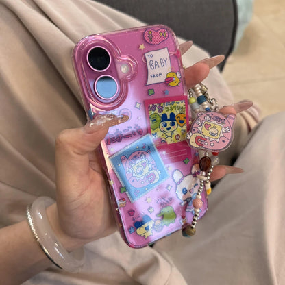 Cute Anime Glitter Phone Case Y2K iPhone 12–16 Pro Max & Plus