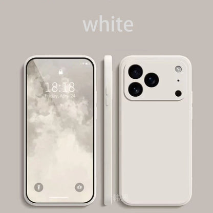 Square Liquid Silicone Soft Case for iPhone 17 Pro Max & 17 Air Shockproof Cover