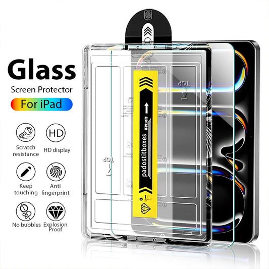 Tempered Glass Screen Protector For iPad Air Pro Mini 13 12.9 11 10 9 8 7