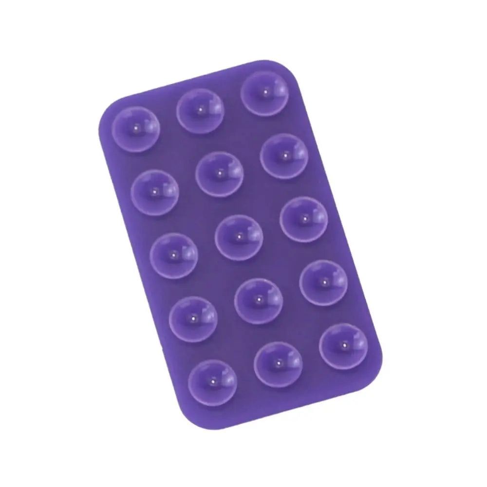 Silicone Suction Cup Phone Card Holder – Back Adhesive Wallet with Strong Grip
