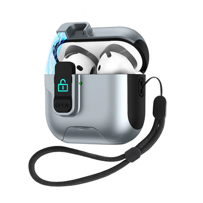 Magnetic Latch Case with Lanyard for iPhone 4/3/2/1 Pro & Wireless Earphones