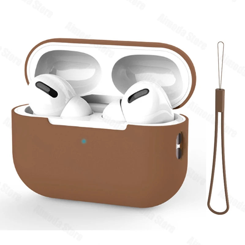 Liquid Silicone Case for AirPods Pro 2/3 – Soft Protective Earphone Cover