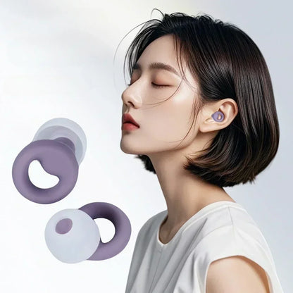 Anti-Noise Silicone Earplugs | Sleep, Swimming & Soundproof Protection