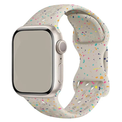 Transparent Silicone Bracelet Band for Apple Watch Ultra 2 & Series 10–5
