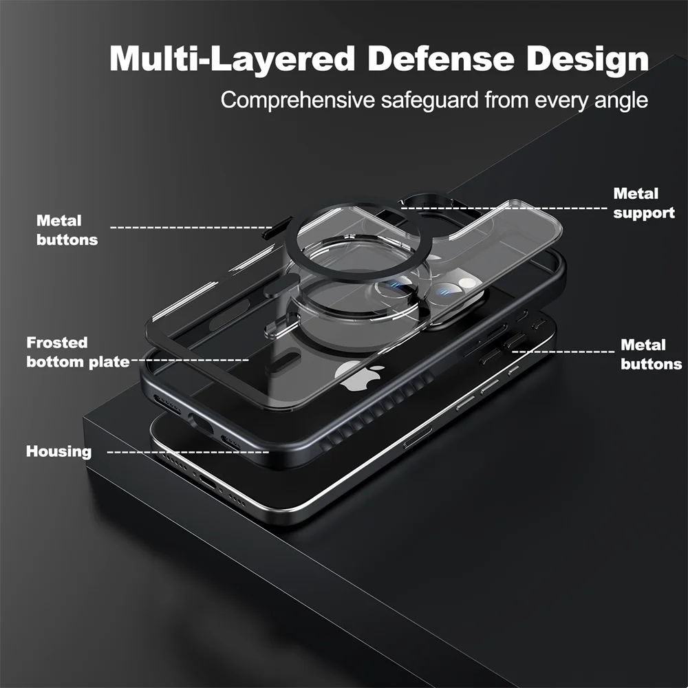 Clear Acrylic Magsafe Case for iPhone 13/12/11 Pro Max