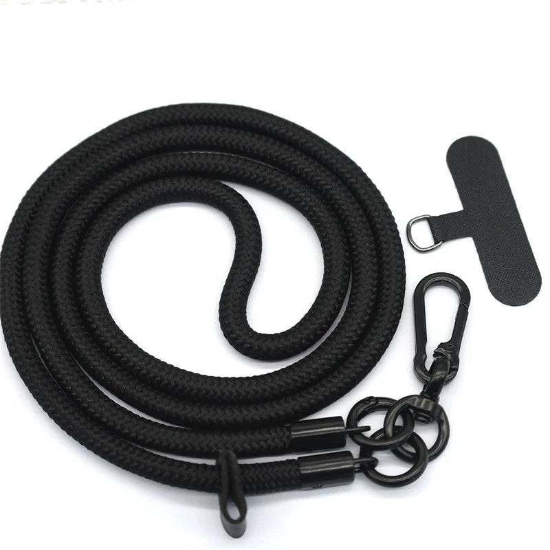 8MM x 120CM Bold Universal Phone Lanyard Crossbody Shoulder Strap Anti-Loss
