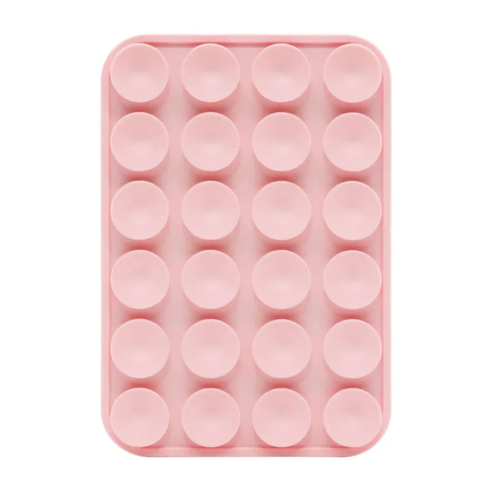 Silicone Suction Cup MagSafe Phone Holder for iPhone 12 13 14 15 16 17 Wall Mount