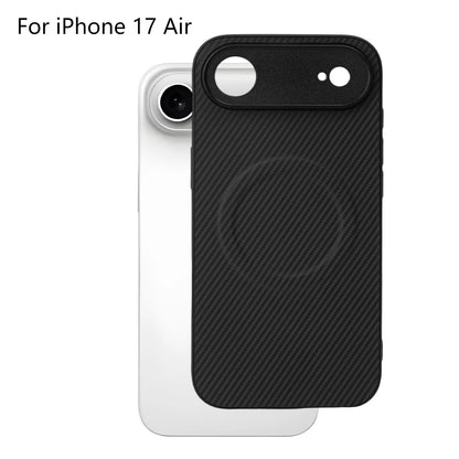 Carbon Fiber Magnetic Case for iPhone 17 Series | Slim TPU Shockproof Cover