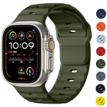 Sport Silicone Strap for Apple Watch Ultra 2 & Series 9–6 | 49–42mm Band