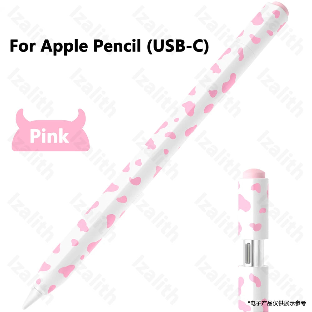 Soft Silicone Case for Apple Pencil 1/2/Pro/3 USB-C Protective Pouch