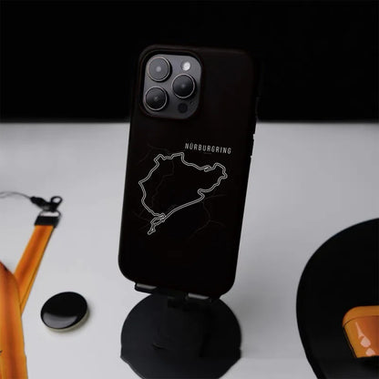 F1 Simple Glossy Case for iPhone 16 Pro Max–7 Plus | 2-in-1 Tough Cover